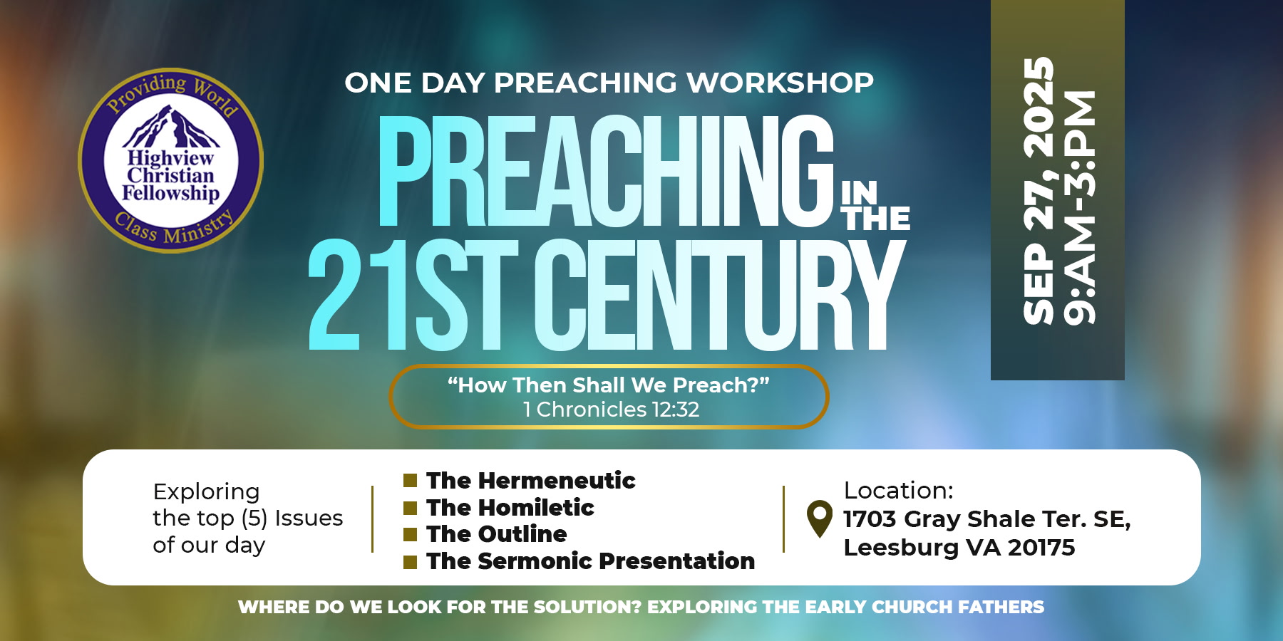 One Day Preaching 